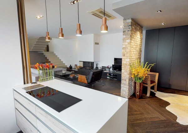 3D PREHLIADKA - ZARIADENÝ MODERNÝ 3izb. MEZONET., ul. LEŠKOVA, STARÉ MESTO